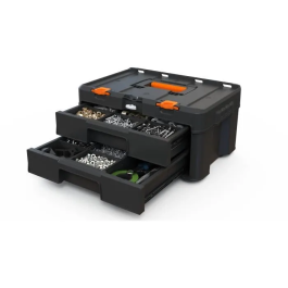Worx by Keter Rangement Stack N Roll 2 tiroirs 48 x 33 x 23 cm Noir pour organisation outils et accessoires Precio: 90.936. SKU: B1G3ZXCMLL