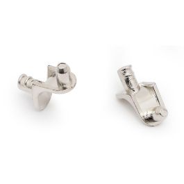 HERRAJES ALK Support Étagère Pinxo pour Bois Piv. D5 Nickel