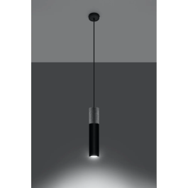 Lampe Suspendue "Pablo" SOL-SL.0650 Béton et Acier Style Moderne Loft