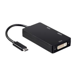 Adaptateur USB-C vers VGA/HDMI/DVI Aisens A109-0343 HDMI USB VGA USB 3.2 Noir 15 cm