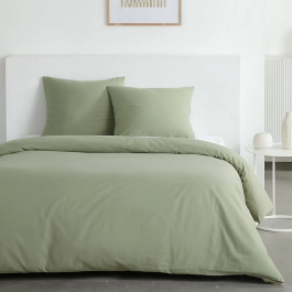 Today Parure de Lit Essential Effet Lavé 2 personnes 220x240 cm - Sage - 100% Polyester - Housse de Couette et 2 Taies d'Oreiller 63x63 cm Precio: 25.95. SKU: B17EJE8NSJ