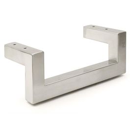 Q&Q Pata Metálica Sina L225 H85 Níquel Satinado Metal