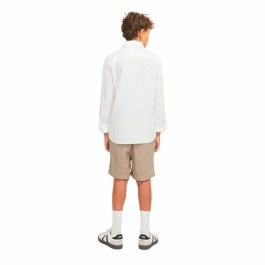 Pantalon court Jack & Jones Jpstjaiden Jjcampaign Blanc Naturel Enfant Unisexe