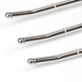 Emuca Porte-pantalons double amovible Self pour armoire., Chromé, Acier et Plastique.