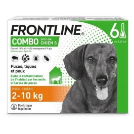 FRONTLINE Combo Pipettes pour chien 2-10kg - 6 pipetas