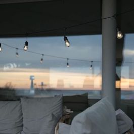 Lumisky MAFY SOLAR Guirlande Solaire 6,50 m avec 10 Ampoules Vintage LED Blanc Chaud LUM3760119733042