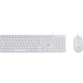 Bluestork Pack Clavier et Souris Filaire Compatible Mac KB Mac - Touches Concaves Silencieuses, 13 Raccourcis Multimédia, Adaptateur USB/USB-C - Blanc Precio: 65.556. SKU: B1GEYE85MG