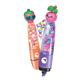 Clementoni Coffret Créatif Crée tes Fluos Personnalisables avec Décorations sur le Thème des Fruits