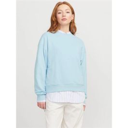 Sweat sans capuche femme Jack & Jones Jxalfa Rlx Lsw Bleu clair