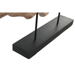 Figurine Décorative Home ESPRIT Noir Marron Clair Moderne 74 X 9 X 42 CM