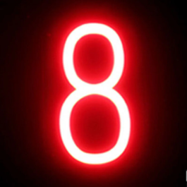 Numéro LED Néon L (90mm) H (161mm) P (38mm) Personnalisable pour enseignes