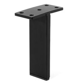 Q&Q Pata Metálica Modelo Tella Acabados Cromo y Negro Metal