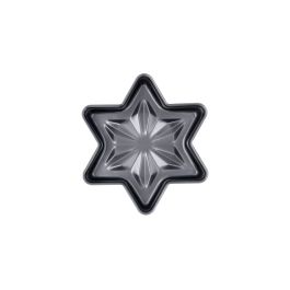 Moule à pâtisserie Quid Sweet Grey Gris Métal 21 x 5 cm (12 Unités)