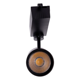 Spot sur rail LED 30W 2527Lm CRI90 2700ºK Monophasé 40.000H Antireflet [HO-FC-30W-AD-B-WW]