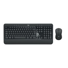 clavier et souris Logitech 920-008679 Italien QWERTY Blanc Noir