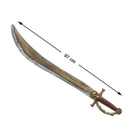 Espada Pirata avec poignée à crâne doré de 82 cm - Épée pour costume de corsaire, pirate, capitaine, carnaval et fêtes thématiques Precio: 12.5000004. SKU: B1BXZHHP6L