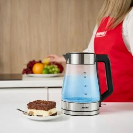 Bouilloire Mpm MCZ-122 Noir Gris verre Acier inoxydable 2200 W 1,7 L