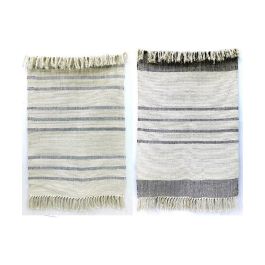 Tapis DKD Home Decor 160 x 230 x 0,75 cm Gris Polyester Blanc Frange Boho (2 Unités) Precio: 153.5000004. SKU: S3038184
