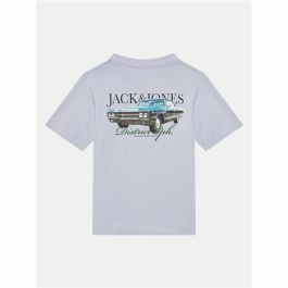 T shirt à manches courtes Enfant Jack & Jones Jorboston Photo w Neck Indigo