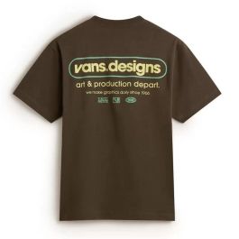 T-shirt à manches courtes homme Vans Art Production Marron 15-16 Ans