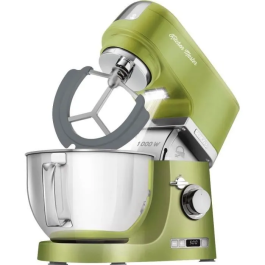 Sencor STM 7870GG Robot Pâtissier 1000 W, Bol Inox 4.5 L, 8 Vitesses, Éclairage LED, Pour Pétrir, Fouetter, Mélanger
