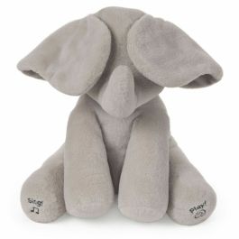 Gund Peluche interactif Flappy Elephant parlant chantant jouant à cache-cache avec ses oreilles 30 cm