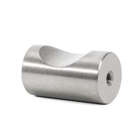 HERRAJES ALK Pomo Acero Inoxidable Gusta D15mm Noir ou Acier Inoxydable Mat