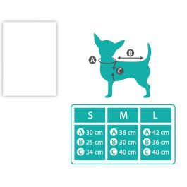 Déguisement Halloween pour Chien Chat Squelette Rose Taille M - Ensemble Camisette et Jupe en Polyester