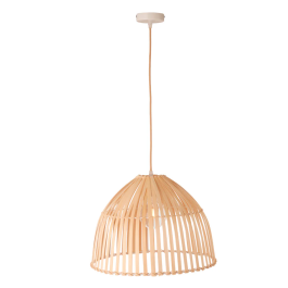 Lampe Suspendue Jacarei Rotin Naturel Douceur Boho-Chic E27 SKD-P80051