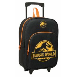 Cartable à roulettes Jurassic World Noir 32 x 42 x 14 cm