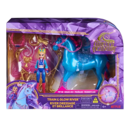 Spin Master Coffret de jeu Unicorn Academy - Playset interactif avec licorne lumineuse River et poupée Isabel articulée, obstacle et accessoires, à partir de 4 ans Precio: 52.5. SKU: B15MRQHVZC