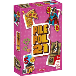 Lansay PILE POIL 21 - Jeu de cartes et de société délirant - À partir de 8 ans - Règles simples et retournements garantis Precio: 35.196. SKU: B1698BLAH9