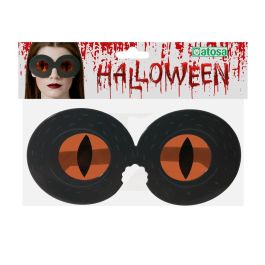 Gafas Monstruo Con Ojos De Reptil En Color Naranja Pour Halloween - Accessoire de déguisement pour personnage monstrueux et criature