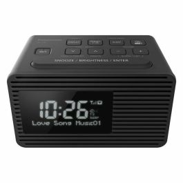 Panasonic RC-D8EG-K Radio-réveil DAB+ avec fonction répétition, Noir