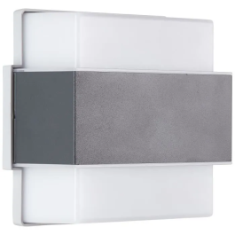 ARCHIE Aplique exterior LED intégré 7W 600lm noir mate, métal IP44