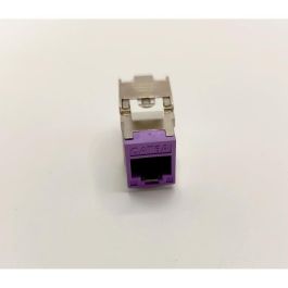 Pack de 8 noyaux keystone RJ45 Cat.6a - LINEAIRE - PRC624AK8 - 2 avec façades colorées