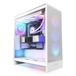 Boîtier ATX semi-tour NZXT H7 Flow RGB Midi Blanc