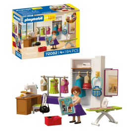 Playmobil 72082 - My Life Atelier de Stylisme Le Shopping, 64 Pièces, Jouet Créatif pour Fille Dès 4 Ans