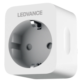 LEDVANCE LVE-4058075537248 Prise Intelligente Wifi EU avec Mesure d'Énergie et Contrôle Vocal Compatible Google/Alexa
