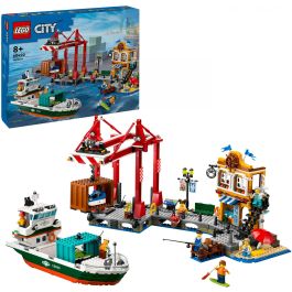 LEGO 60422 City Hafen mit Frachtschiff