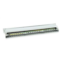Equip Patchpanel 48x RJ45 Cat6 19" FTP 1HE ISO/IEC hellgrau