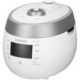 Cuckoo CRP-RT1008F - Cuiseur à riz 1.8 L Double Pression, Blanc, 13 programmes, écran LED, cuve amovible