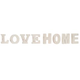 Figurine Décorative Home ESPRIT Rose clair 42.5 X 3.5 X 12 CM 42,5 X 3,5 X 11 CM (2 Unités)