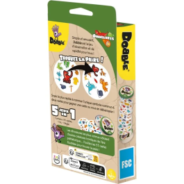 Asmodee Jeu Dobble Dinosaures - Jeu d'observation et de rapidité - 2 à 8 joueurs - Dès 4 ans - Durée 15 min - Best-seller familial - Langue française