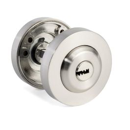 Jandel Muletilla Con Llave Ø50X10Mm Noir Mat / Nickel Satiné / Poli Brillant Finition Nickel Satiné