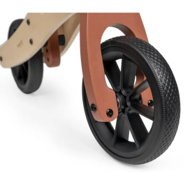 Hauck Draisienne Évolutive First Ride Eco 3 Roues Bois FSC, Selle Réglable, Roues EVA - Beige / Fox - Pour Enfants 12 à 36 Mois