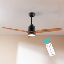 Ventilateur de Plafond avec Lumière Cecotec EnergySilence Aero 5230 18 W 40 W Noir Bois (3000-6500 K)