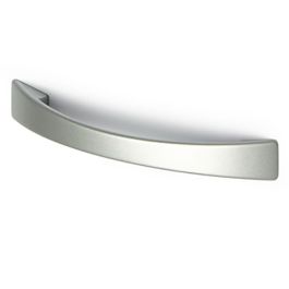 HERRAJES ALK Tirador Lucas L156 C128 Ral9006 Zamak Gris Clair 156mm 128mm