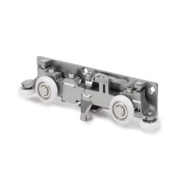 Emuca Kit de quincaillerie pour porte coulissante en bois Wall à fermeture souple, Acier et Aluminium et Plastique