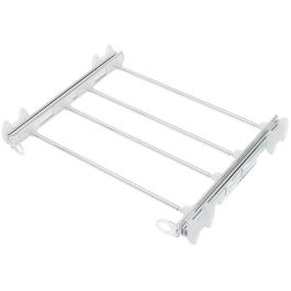 SERVETTO Serviteur Pantalonero/Bandejero Fixation Latérale Barres Extensibles 620-1000mm Charge Max 10kg Finition Brillo